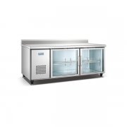 18CZ-B 平面工作台，玻璃门平冷柜，不锈钢平冷柜